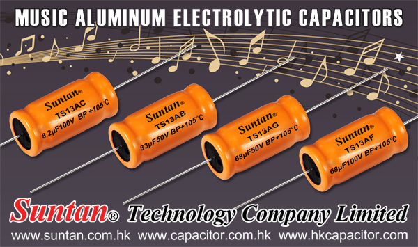 Suntan Explain You How Audio / Music Aluminum Electrolytic Capacitors  Work in Loudspeakers