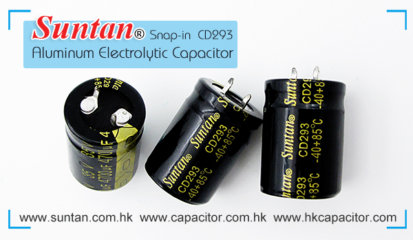 Suntan’s Snap-in Aluminum Electrolytic Capacitor – CD293