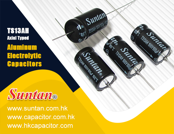 Suntan show you what is axial typed aluminum electrolytic capacitor