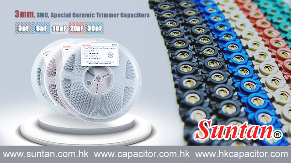 Suntan 3mm, SMD, Special Ceramic Trimmer Capacitor