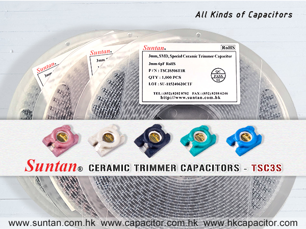Suntan TSC3S Ceramic Trimmer Capacitor for Precision Equipment
