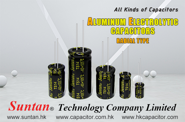 Suntan Aluminum Electrolytic Capacitors- Radial type