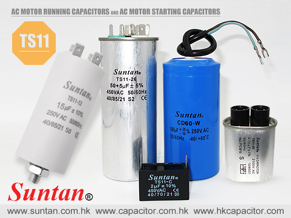 Suntan Motor Capacitors –TS11 Series