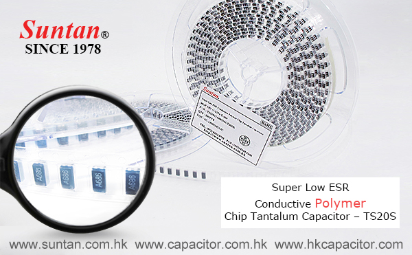 Suntan Super Low ESR Conductive Polymer Chip Tantalum Capacitor– TS20S