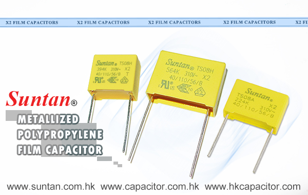 Suntan Metallized Polypropylene Film Capacitor-Class X2 Introduction