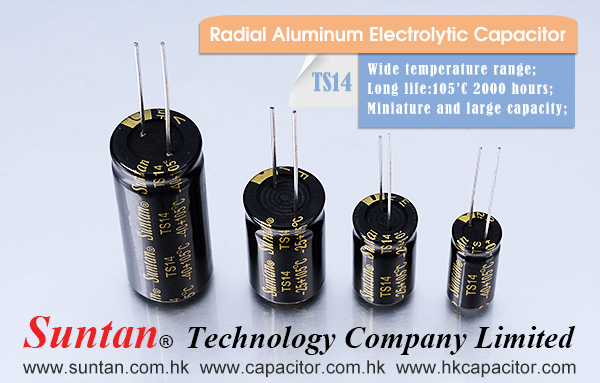 Suntan’s Radial Aluminum Electrolytic Capacitor – TS14