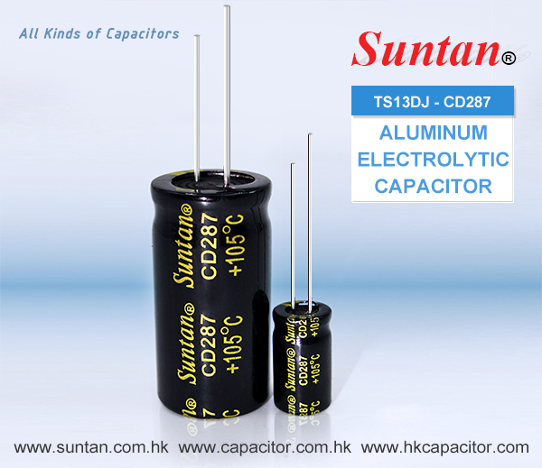 Suntan’s Radial Aluminum Electrolytic Capacitor – TS13D CD287