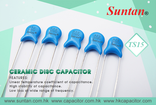 Suntan's TS15 series is a ceramic disc capacitor
